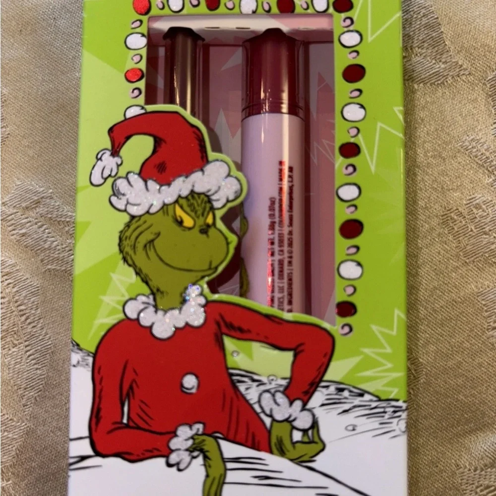 Colourpop X The Grinch - So Juicy Plumping Gloss Balm & Lip Liner Berry Grinchy